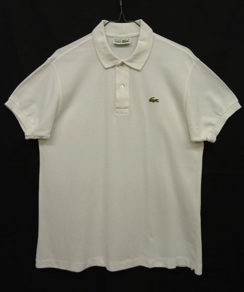 画像: 80'S CHEMISE LACOSTE L1212 ポロシャツ ホワイト フランス製 (VINTAGE) 「S/S Polo」 入荷しました。
