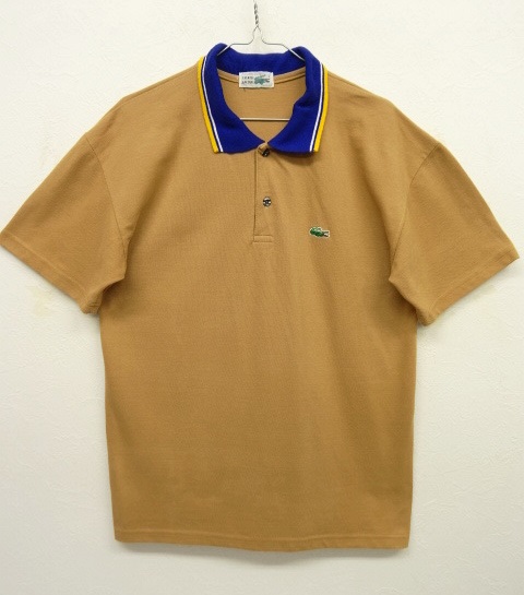 画像: 70'S CHEMISE LACOSTE 襟ブルー ポロシャツ フランス製 (VINTAGE) 「S/S Polo」 入荷しました。
