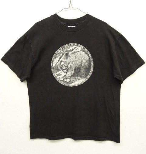 画像: 90'S "BEAR" プリント シングルステッチ Tシャツ BLACK USA製 (VINTAGE) 「T-Shirt」 入荷しました。
