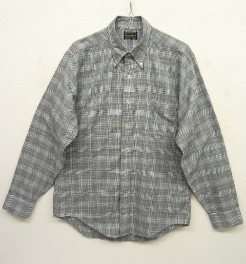 画像: 60'S CAREER CLUB 6ボタン ボタンダウンシャツ グレンチェック USA製 (VINTAGE) 「L/S Shirt」 入荷しました。