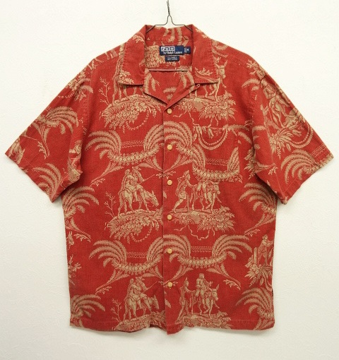画像: 90'S RALPH LAUREN コットン オープンカラー アロハシャツ (VINTAGE) 「S/S Shirt」 入荷しました。