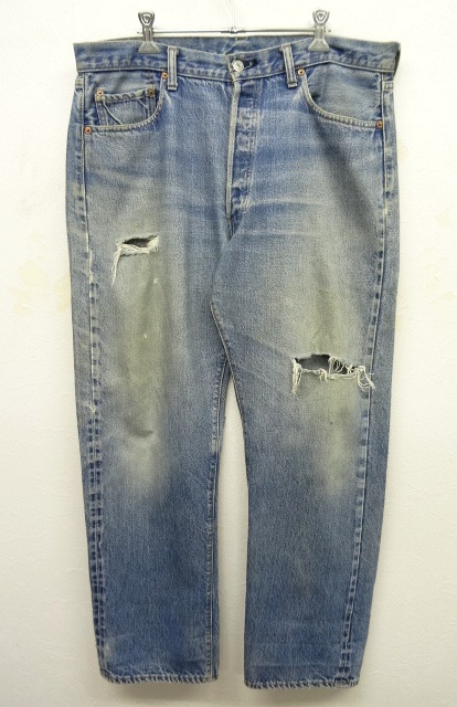 画像: 70'S LEVIS 501 66後期 赤耳 デニム USA製 W38L32 (VINTAGE) 「Bottoms」 入荷しました。