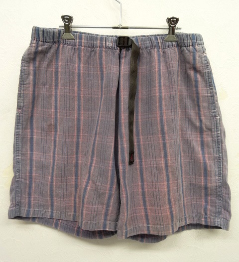 画像: 90'S GRAMICCI ベルト付き ショーツ ピンク/ブルーチェック USA製 (VINTAGE) 「Shorts」 入荷しました。