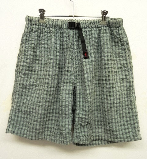 画像: 90'S GRAMICCI ベルト付き ショーツ ライトグリーン系チェック USA製 (VINTAGE) 「Shorts」 入荷しました。