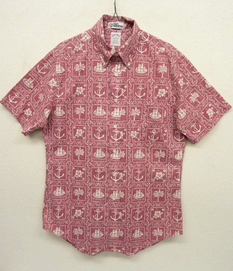 画像: REYN SPOONER x BROOKS BROTHERS アロハシャツ ラハイナ柄 (USED) 「S/S Shirt」 入荷しました。