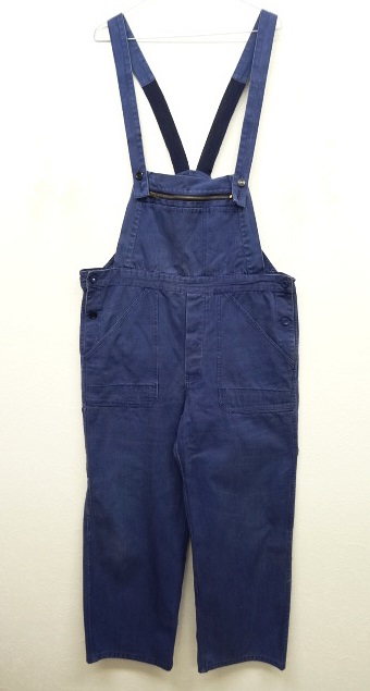 画像: ユーロ ワーク HBT オーバーオール ブルー (VINTAGE) 「Bottoms」 入荷しました。