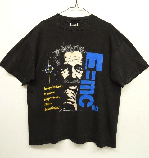 画像: 90'S ALBERT EINSTEIN 半袖 Tシャツ BLACK (VINTAGE) 「T-Shirt」 入荷しました。