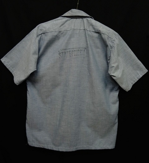 画像: 60'S STATE PRISON シャンブレー ステンシル入り プリズナーシャツ (DEADSTOCK) 「S/S Shirt」 入荷しました。