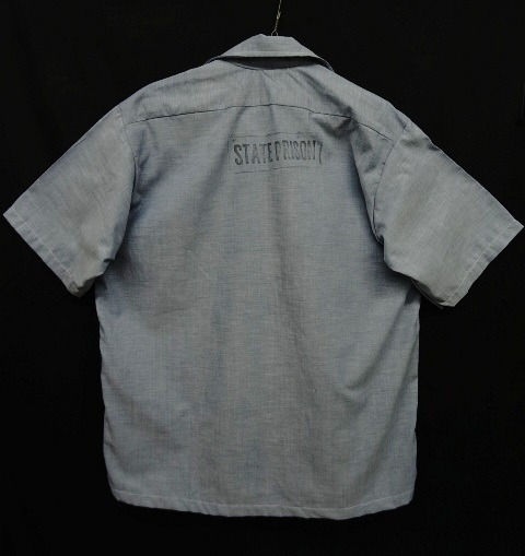 画像: 60'S STATE PRISON シャンブレー ステンシル入り プリズナーシャツ (DEADSTOCK) 「S/S Shirt」 入荷しました。