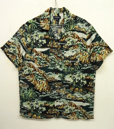 画像: 日本未発売 J.CREW レーヨン 半袖 オープンカラーシャツ 総柄 (NEW) 「S/S Shirt」 入荷しました。