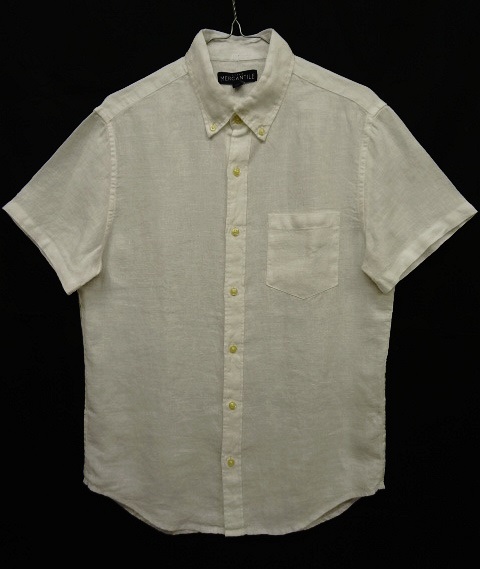 画像: 日本未発売 J.CREW リネン 半袖 BDシャツ ホワイト (NEW) 「S/S Shirt」 入荷しました