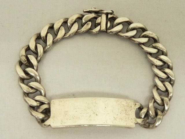 画像: アメリカ軍 US NAVY IDプレート チェーンブレスレット シルバー (VINTAGE) 「Accessorie」 入荷しました。