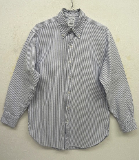 画像: BROOKS BROTHERS オックスフォード BDシャツ ストライプ USA製 (USED) 「L/S Shirt」 入荷しました。