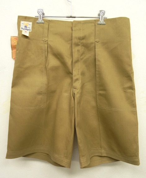 画像: NARA NAKAGAWA プリーツ入り チノショーツ 日本製 (DEADSTOCK) 「Shorts」 入荷しました。