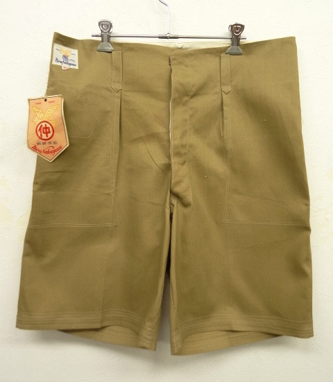 画像: NARA NAKAGAWA プリーツ入り チノショーツ 日本製 (DEADSTOCK) 「Shorts」 入荷しました。