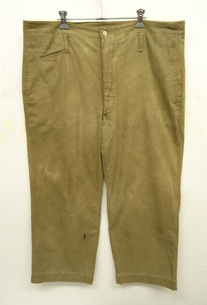画像: ユーロワーク キャンバス 七分丈 ワークパンツ (VINTAGE) 「Bottoms」 入荷しました。