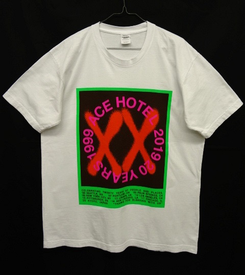 画像: 日本未発売 ACE HOTEL 20周年記念 Tシャツ ホワイト USA製 (NEW) 「T-Shirt」 入荷しました。