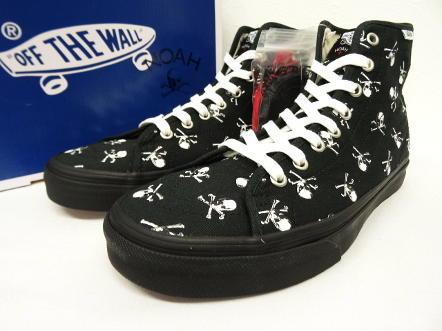 画像: NOAH NYC x VANS "SK8-HI DECON" ブラック/スカル (NEW) 「Shoes」 入荷しました。