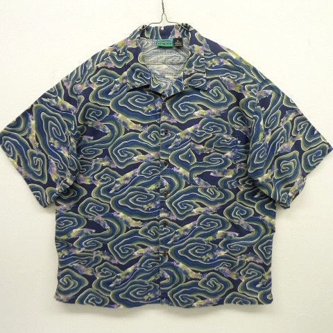 画像: 90'S PATAGONIA 半袖 オープンカラーシャツ 渦巻柄 (VINTAGE) 「S/S Shirt」 入荷しました。