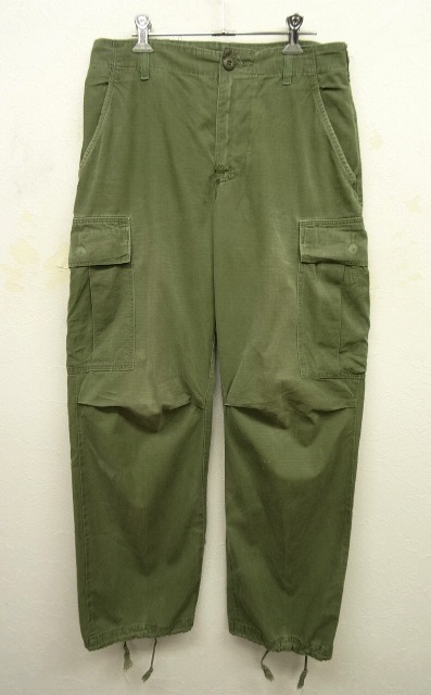 画像: 60'S アメリカ軍 US ARMY "JUNGLE FATIGUE 4th" カーゴパンツ (VINTAGE) 「Bottoms」 入荷しました。