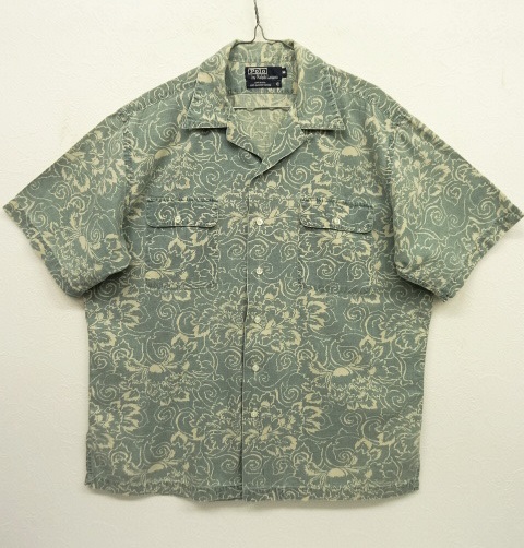 画像: 90'S RALPH LAUREN コットン オープンカラー アロハシャツ USA製 (VINTAGE) 「S/S Shirt」 入荷しました。