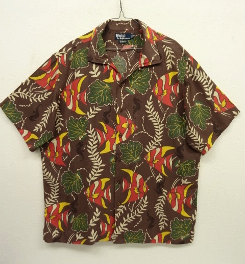 画像: 90'S RALPH LAUREN レーヨン オープンカラー アロハシャツ (VINTAGE) 「S/S Shirt」 入荷しました。