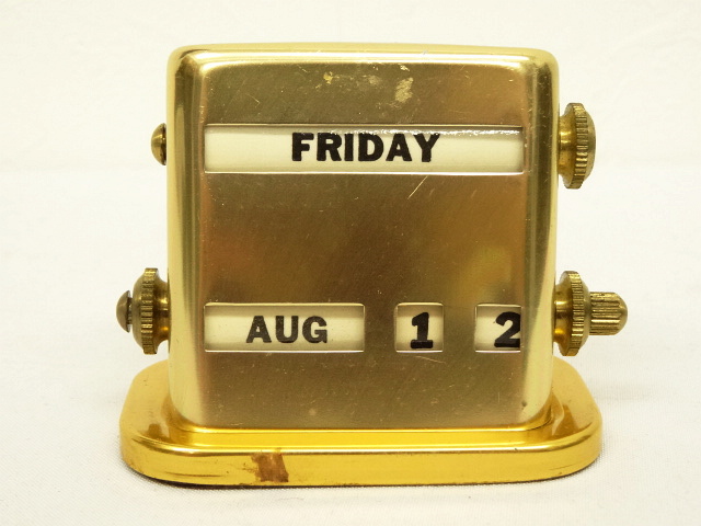 画像: PARK SHERMAN ブラス製 パーペチュアルカレンダー ゴールド (ANTIQUE) 「Antique Goods」 入荷しました。