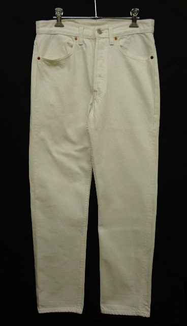 画像: 90'S LEVIS 501 デニム WHITE USA製 W31L32 (VINTAGE) 「Bottoms」 入荷しました。