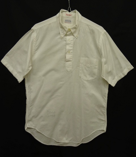 画像: 60'S GANT オックスフォード 三点留め ボタンダウン プルパーカーシャツ USA製 (VINTAGE) 「S/S Shirt」 入荷しました。