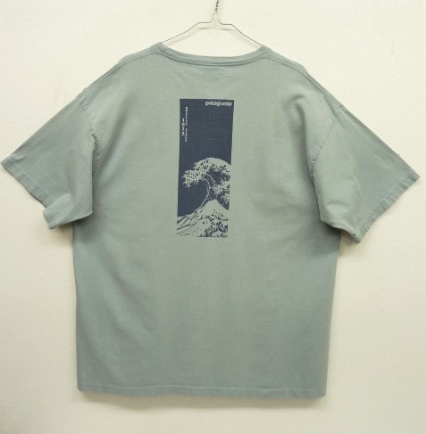 画像: 90'S PATAGONIA 白タグ 北斎 波Tシャツ ブルー (VINTAGE) 「T-Shirt」 入荷しました。