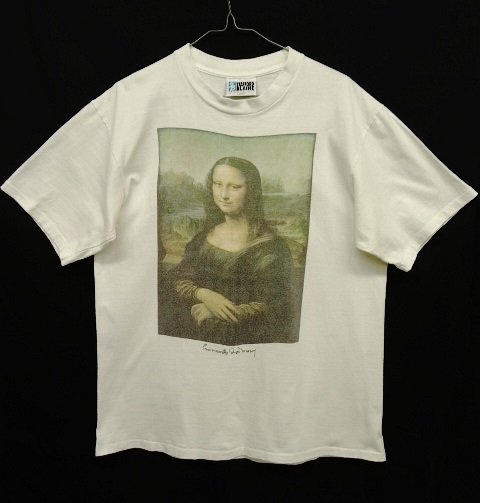 画像: 90'S LEONARDO DA VINCI "MONA LISA" シングルステッチ Tシャツ USA製 (VINTAGE) 「T-Shirt」 入荷しました。