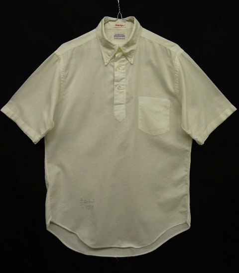 画像: 60'S GANT オックスフォード 三点留め ボタンダウン プルオーバーシャツ USA製 (VINTAGE) 「S/S Shirt」 入荷しました。
