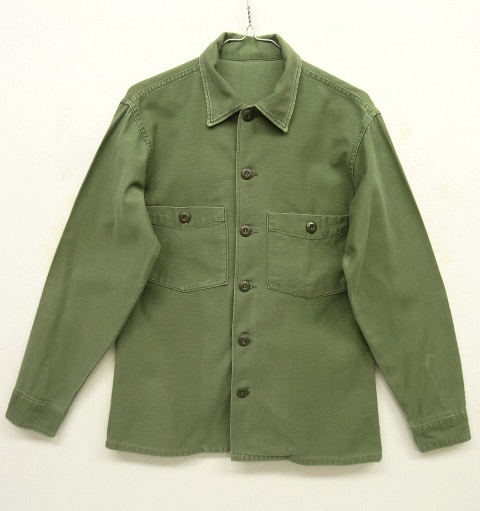 画像: 70'S アメリカ軍 US ARMY OG107 コットンサテン ユーティリティシャツ (VINTAGE) 「L/S Shirt」 入荷しました。