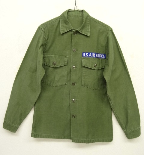 画像: 60'S アメリカ軍 USAF OG107 コットンサテン ユーティリティシャツ (VINTAGE) 「L/S Shirt」 入荷しました。