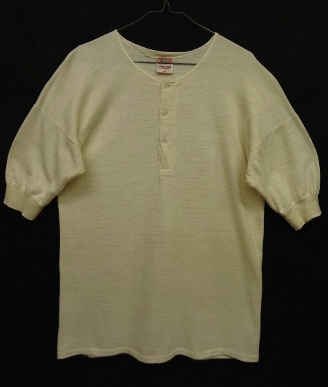 画像: WOLSEY ヘンリーネック ニット Tシャツ イングランド製 (USED) 「T-Shirt」 入荷しました。