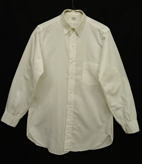 画像: 60'S ARROW マチ付き 長袖 ドレスシャツ ホワイト USA製 (VINTAGE) 「L/S Shirt」 入荷しました。