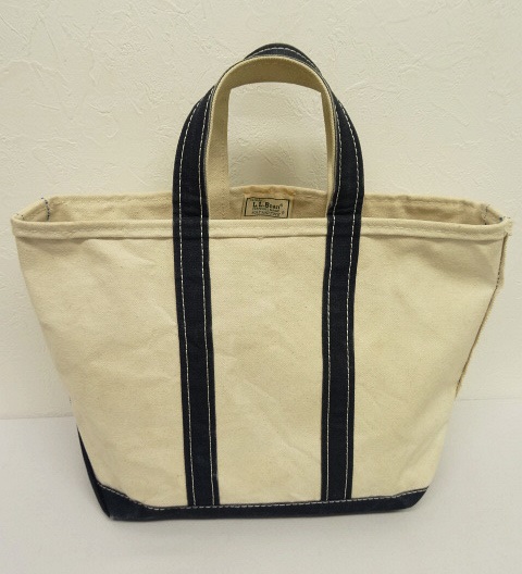 画像: 80'S LL Bean 2色タグ 耳付き キャンバス トートバッグ ネイビー USA製 (VINTAGE) 「Bag」 入荷しました。