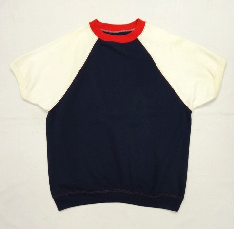 画像: 60'S UNKNOWN 半袖 スウェットシャツ トリコロール (VINTAGE) 「Sweat Shirt」 入荷しました。