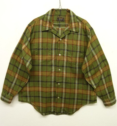 画像: 70'S CAMPUS 綿ポリ 長袖シャツ チェック柄 USA製 (VINTAGE) 「L/S Shirt」 入荷しました。