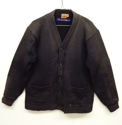 画像: 60'S LOWE & CAMPBELL ATHLETIC GOODS ニット カーディガン NAVY (VINTAGE) 「Cardigan」 入荷しました。