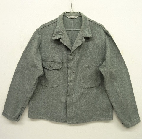 画像: ユーロ ワーク デニムジャケット 杢グリーン (VINTAGE) 「Jacket」 入荷しました。