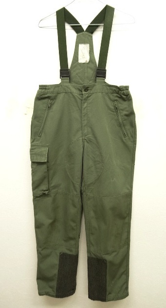 画像: フランス軍 オーバーオール オリーブ 84L (VINTAGE) 「Bottoms」 入荷しました。