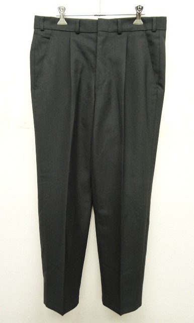 画像: ドイツ軍 プリーツ入り ウールトラウザーズ ドレスパンツ CHARCOAL (VINTAGE) 「Bottoms」 入荷しました。