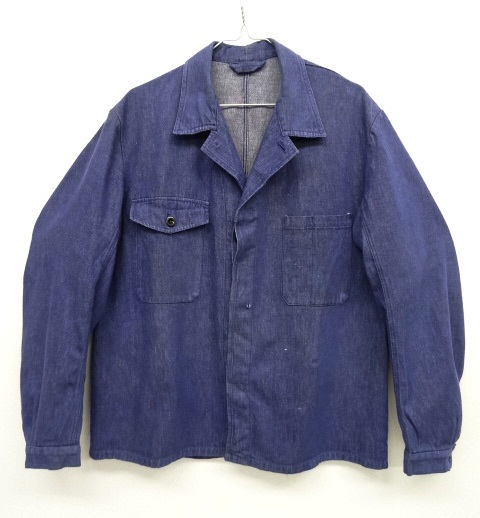 画像: ユーロ ワーク デニムジャケット インディゴ (VINTAGE) 「Jacket」 入荷しました。