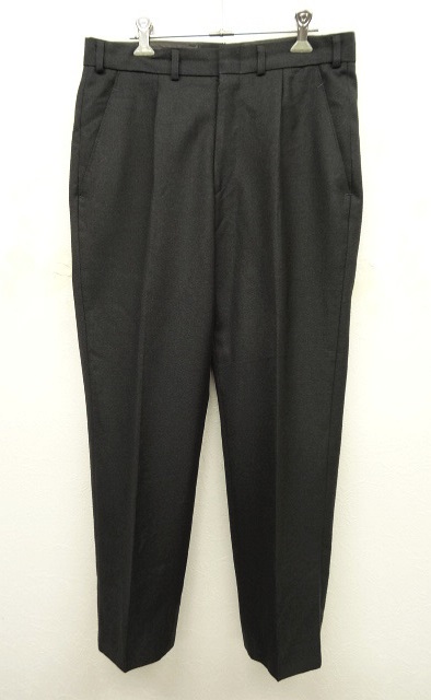 画像: ドイツ軍 プリーツ入り ウールトラウザーズ ドレスパンツ CHARCOAL (VINTAGE) 「Bottoms」 入荷しました。
