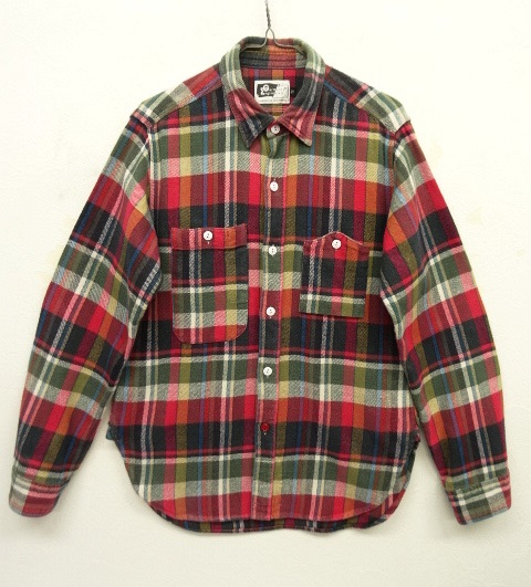 画像: Engineered Garments マチ付き フランネル ワークシャツ USA製 (USED) 「L/S Shirt」 入荷しました。