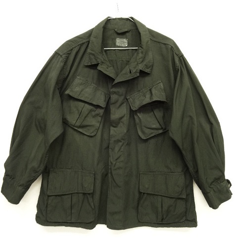 画像: 60'S アメリカ軍 US ARMY "JUNGLE FATIGUE 3rd" ノンリップ ジャケット 後染めBLACK L-SHORT (VINTAGE) 「Jacket」 入荷しました。
