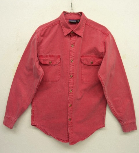 画像: 90'S PATAGONIA ダック 長袖 ワークシャツ レッド (VINTAGE) 「L/S Shirt」 入荷しました。