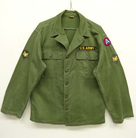 画像: 60'S アメリカ軍 US ARMY OG107 "1stモデル" コットンサテン ユーティリティシャツ (VINTAGE) 「L/S Shirt」 入荷しました。