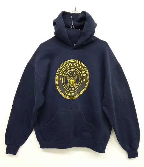 画像: アメリカ軍 US NAVY "SOFFE製" リフレクター 両面プリント スウェット パーカー USA製 (USED) 「Parka」 入荷しました。
